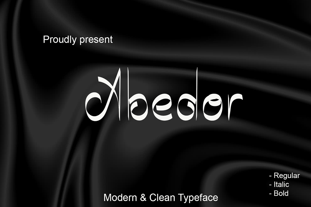 Abedor Sans Serif Typeface Font, a Sans Serif Font by jastudio123 (Photo 1 of 7)