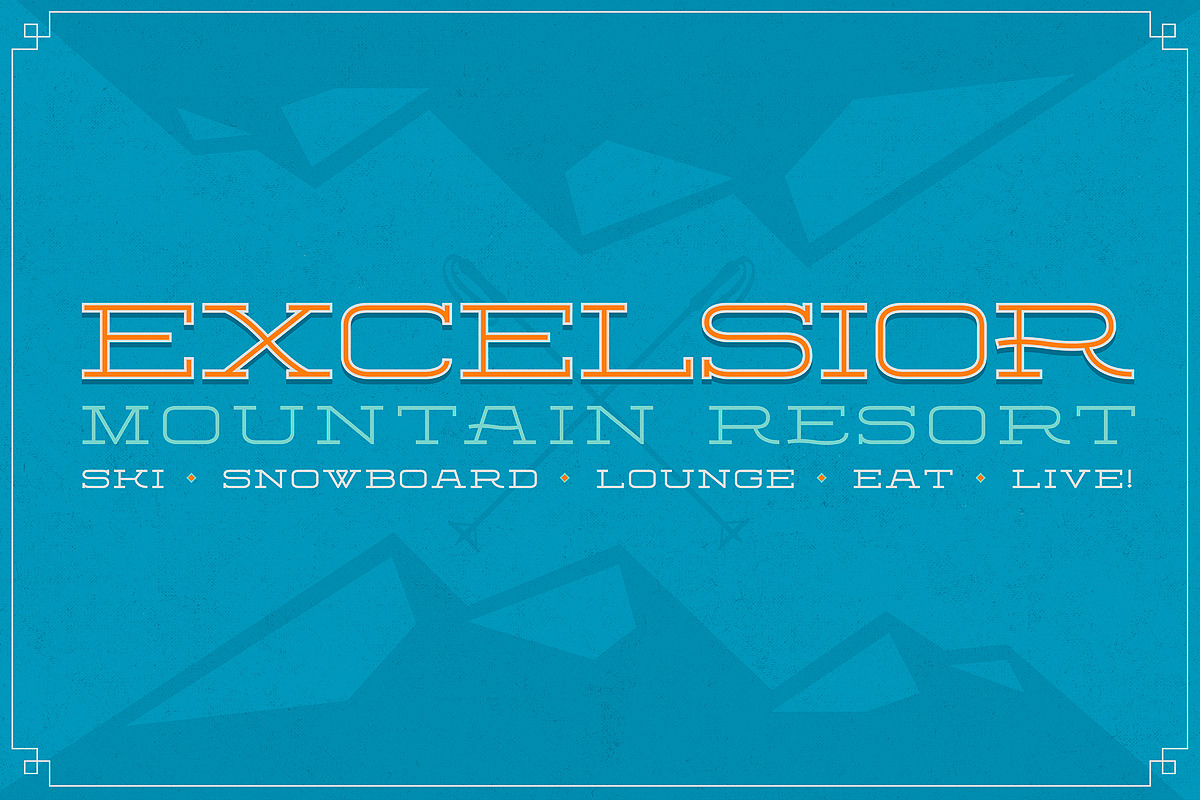 Iron Range Typeface preview 4