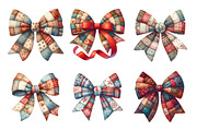 Christmas Patchwork Bow, an Illustration by Design Market (Thumbnail 5 of 5)