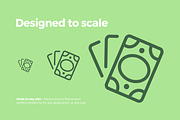 Finance Icons — Pixi Line, an Outline Icon by Scott Dunlap (Thumbnail 5 of 9)