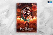 Dia De Los Muertos Flyer Template, a Flyer Template by BrandPacks (Thumbnail 3 of 3)