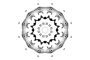 Black and White Mandala Patterns Set, a Decorative Illustration by NJ Himel (Thumbnail 53 of 101)
