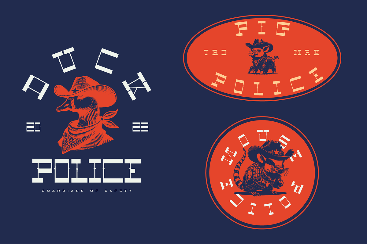WOLKMAN - Retro Display Font, a Font by Rightwheels (Photo 3 of 10)