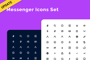 Messenger Icons Set