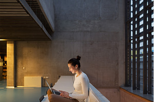 Businesswoman reading shocking, a Person Photo by HalfPoint