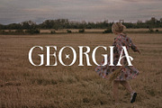 Georgia Decorative Typeface, a Serif Font by Foxtype (Thumbnail 1 of 8)
