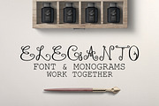Monogram ELEGANTO Duo Font, a Script Font by Gennadi Digital Studio (Thumbnail 1 of 7)
