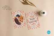 Floral Modern Wedding Invitation Set, an Invitation Template by StudioVonBraitenberg (Thumbnail 2 of 10)