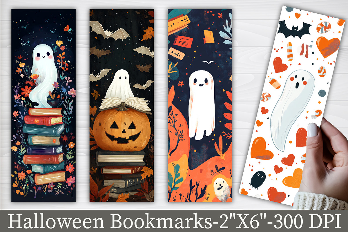 Halloween Spooky Reader Bookmark, a Graphic by Libby Wishes