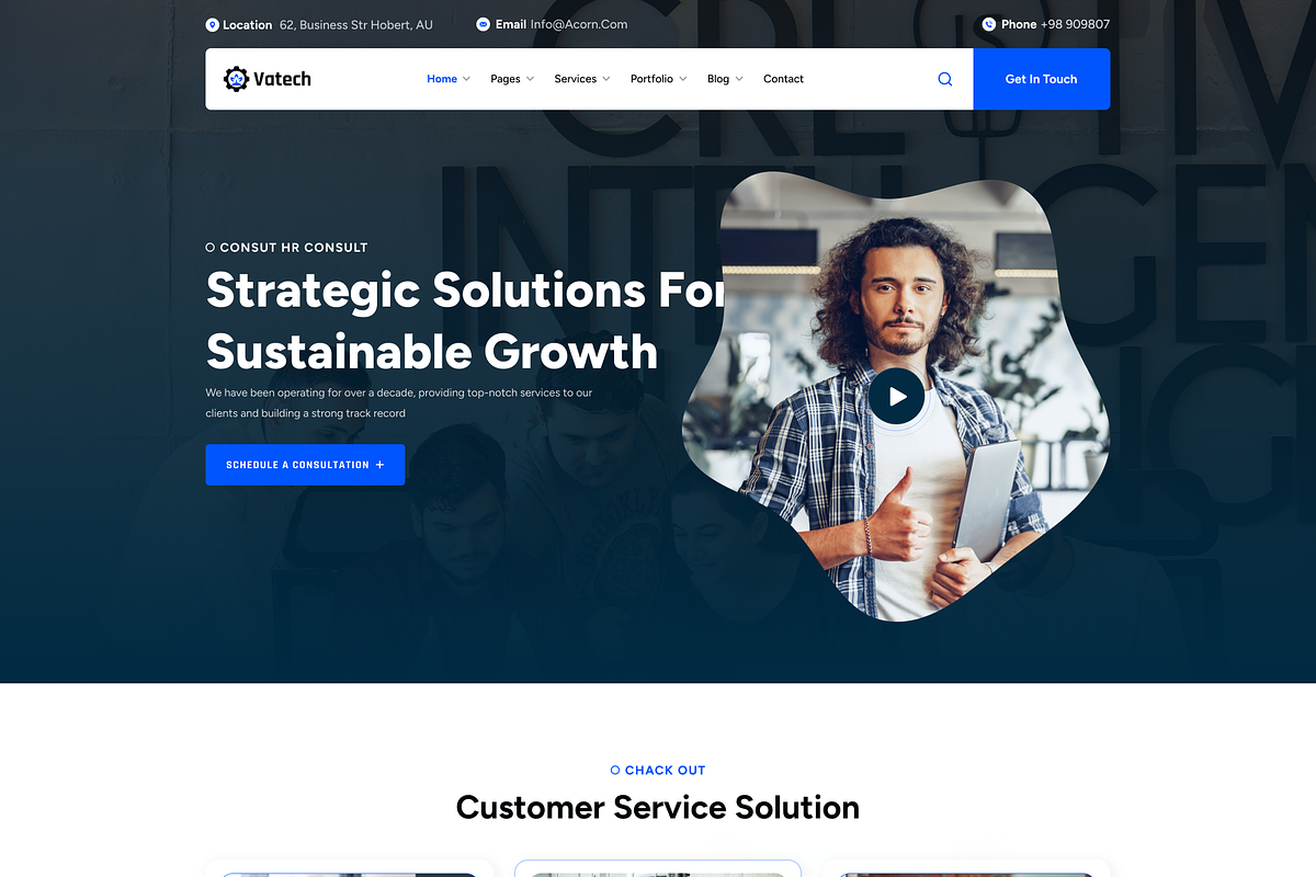 Vatech - Technology Solutions Figma, an UI Kit Template by AliThemes (Photo 5 of 17)