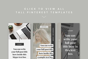 Unearth Pinterest Templates