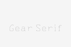 Gear Serif