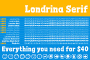 Londrina Serif, a Serif Font by Tipos Pereira (Thumbnail 3 of 6)