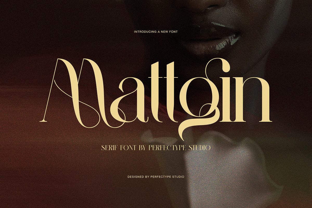 Mattgin Elegant Serif Font, a Serif Font by Perfectype (Photo 1 of 8)