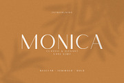 Monica - Classic & Elegant Sans, a Sans Serif Font by Mikhail Fukurou (Thumbnail 9 of 12)