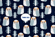 OWLsome graphic collection, an Animal Illustration by solmariart (Thumbnail 6 of 6)