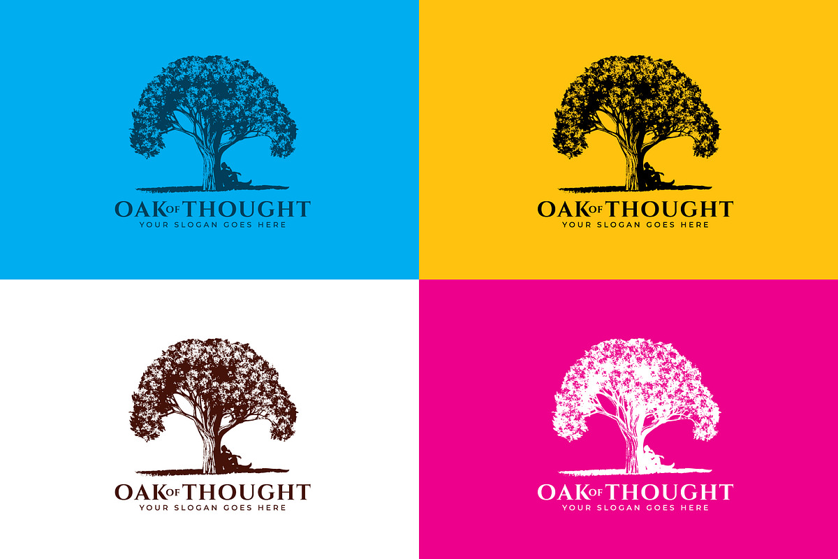 Oak of Thought Logo Template, a Branding & Logo Template by Maximum Designstudio (Photo 3 of 3)