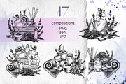Cosmetics lavender SPA line clipart, an Illustration by NATASHA CHU (Thumbnail 4 of 16)