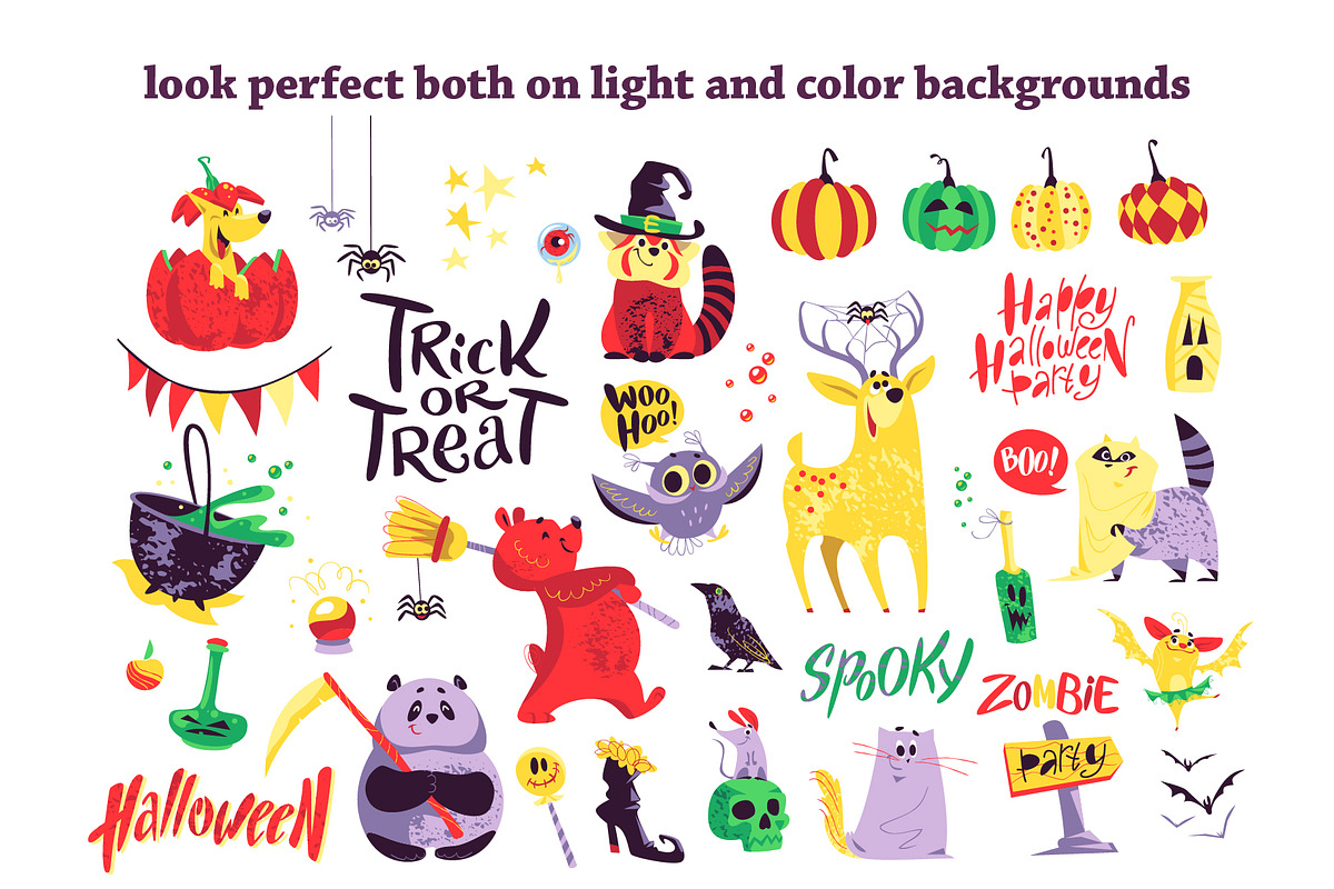 Fancy Halloween kit, an Object Graphic by Funnystore (Photo 5 of 9)