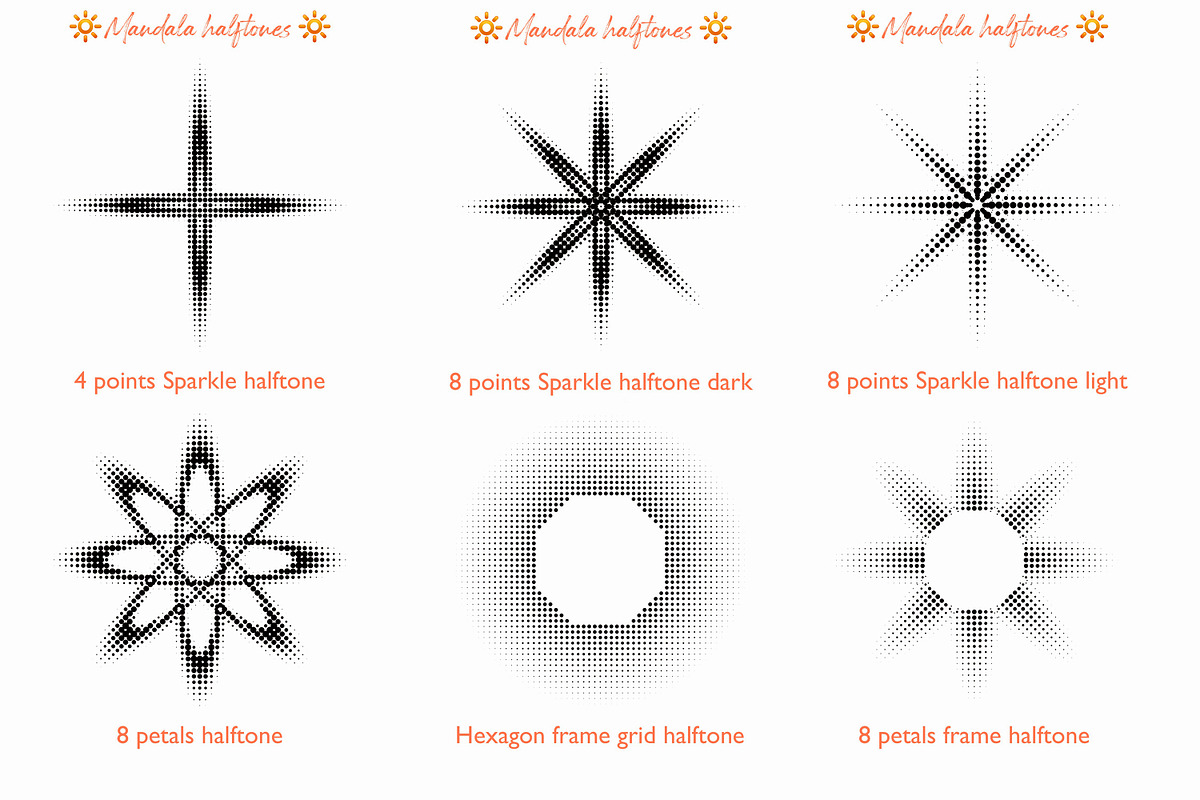 Radial halftone gradients for iPad, a Brush Add-On by Mona Ahmed (Photo 13 of 22)