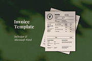 Polem Invoice Template (Indd+MsWord), a Stationery Template by Visuel Colonie® (Thumbnail 1 of 3)