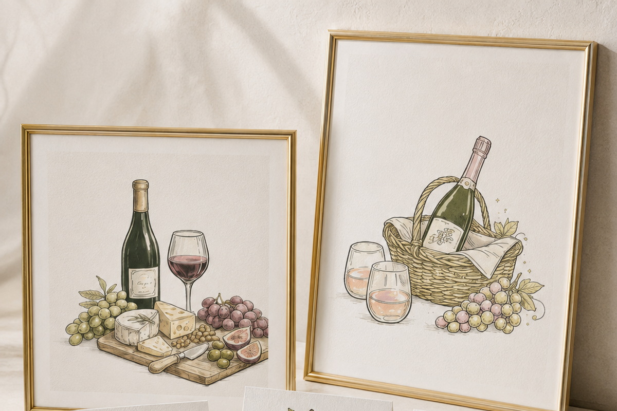 Cocktails and Wine Clipart, a Decorative Illustration by HeavensStar (Photo 5 of 9)