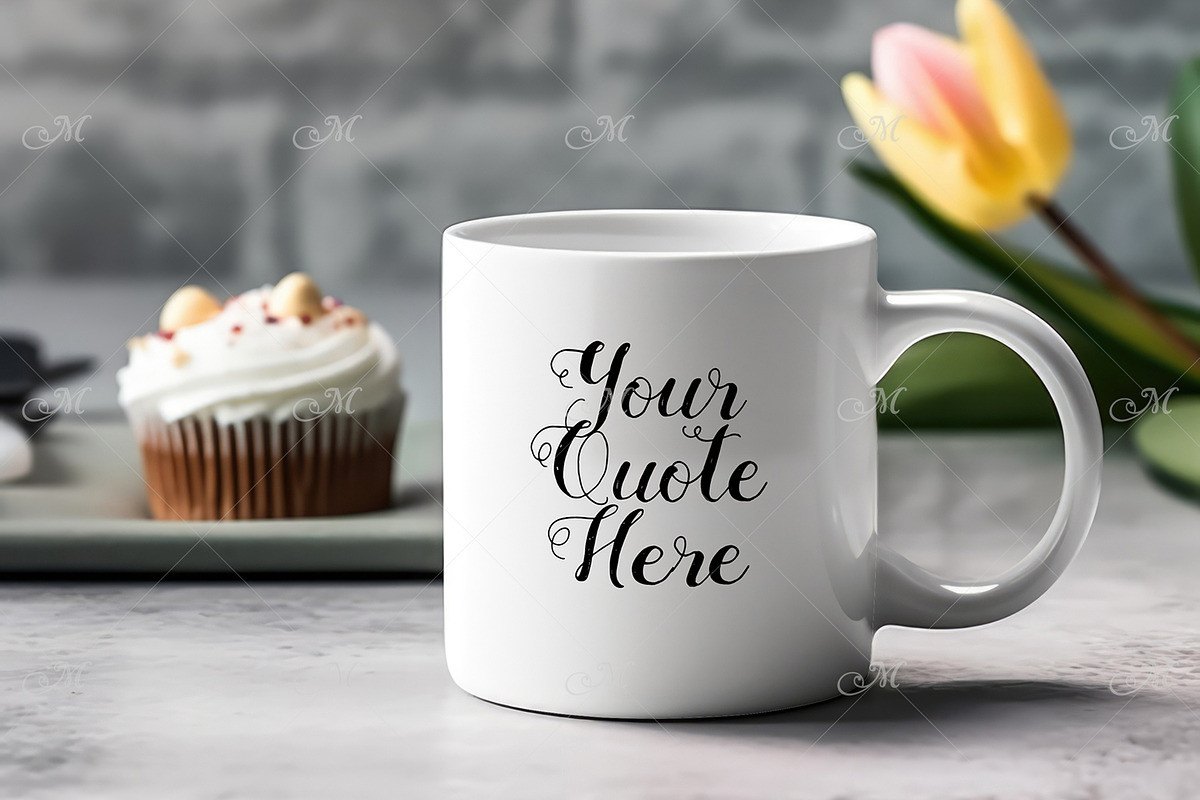 6 Mugs on a Table - Mockups, Smart, a Cups & Container Mockup by Maddy's Art & Mockups (Photo 3 of 7)