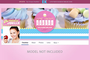 Cutie Treats Facebook Timeline Cover, a Templates & Theme by Epickita