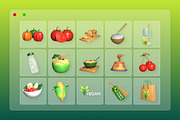 Healthy & Organic Food 3D Icon Pack, a Food Illustration by twinstd (Thumbnail 6 of 6)