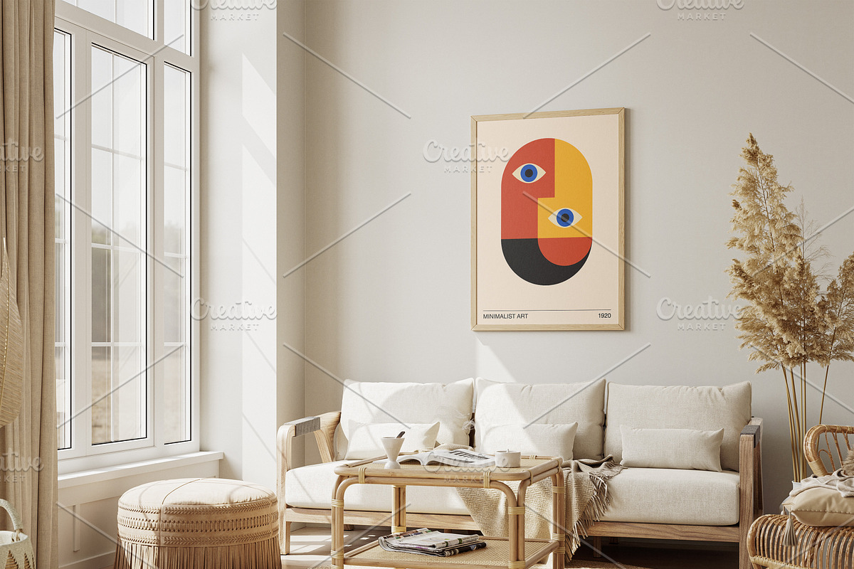 16 Abstract Eyes Printable Wall Art, a Background Graphic by C Design Studio (Photo 11 of 18)