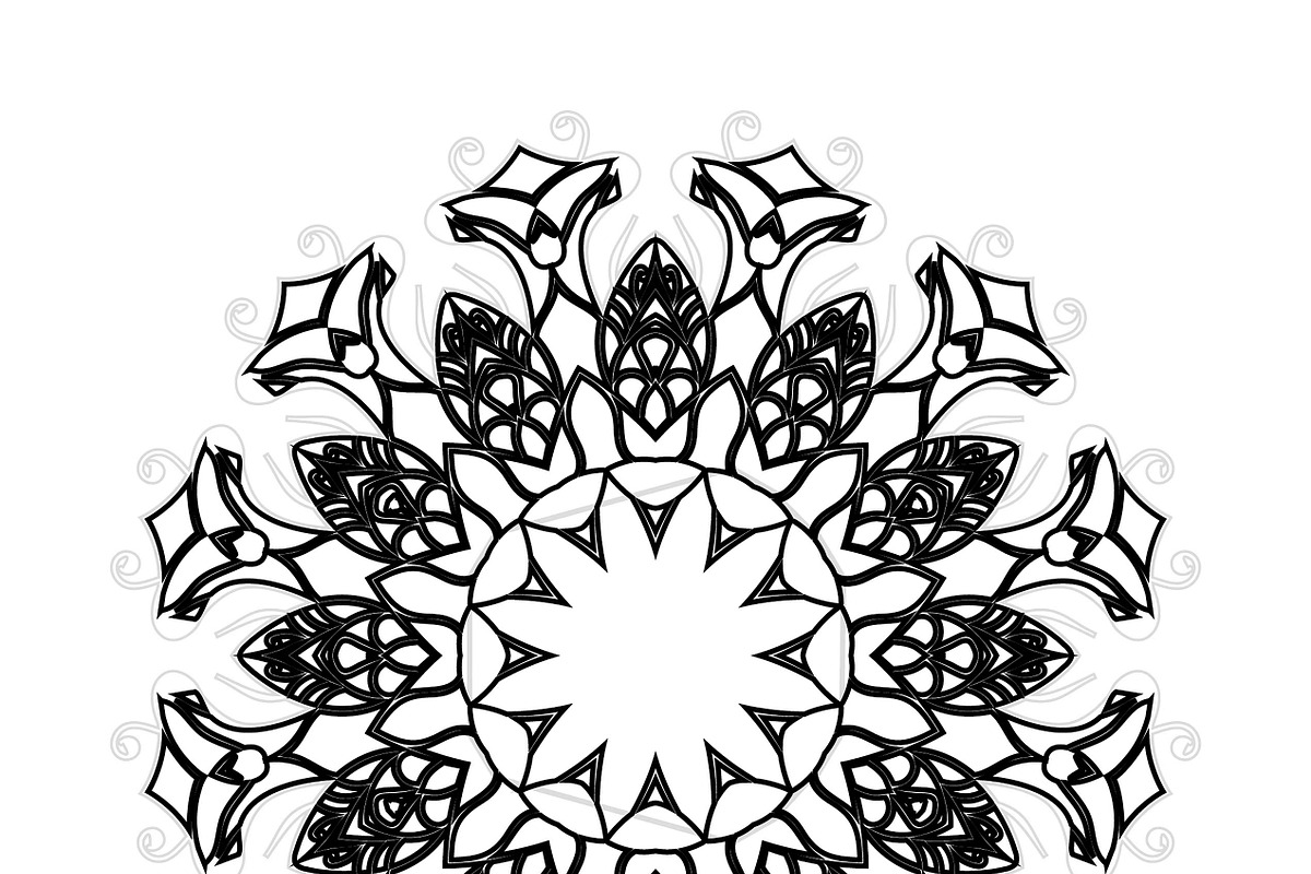 20 mandala vector background design, a Pattern Graphic by NJ Himel (Photo 21 of 21)