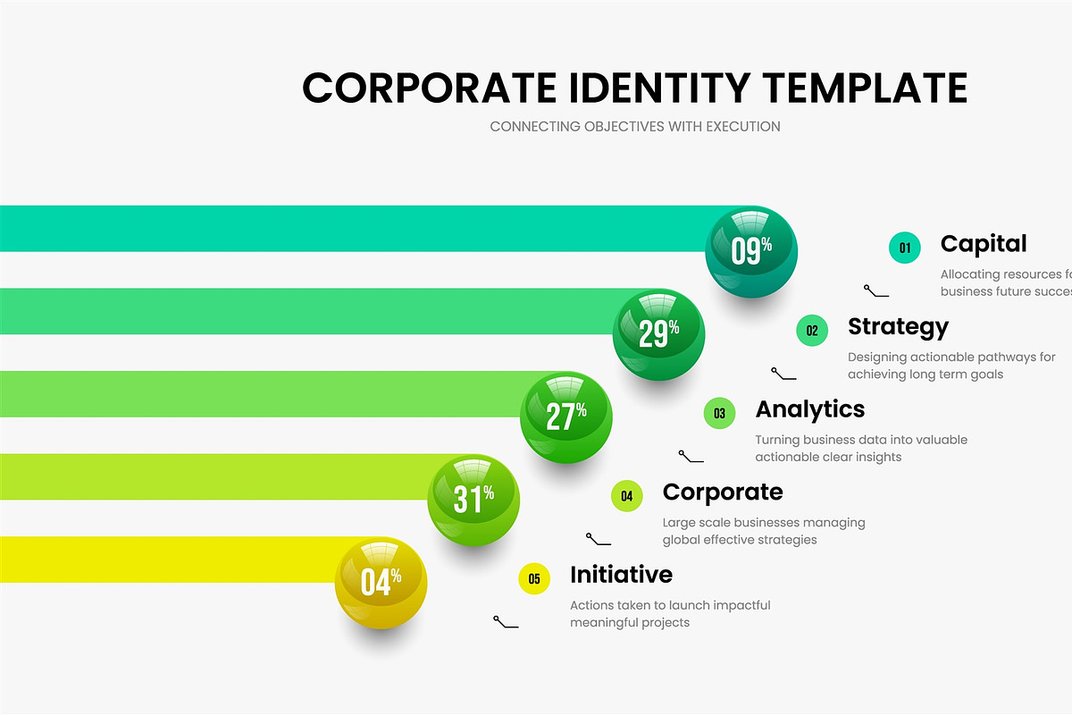 3D Ball Infographic Design Screens, a Presentation Template by provector (Photo 21 of 31)