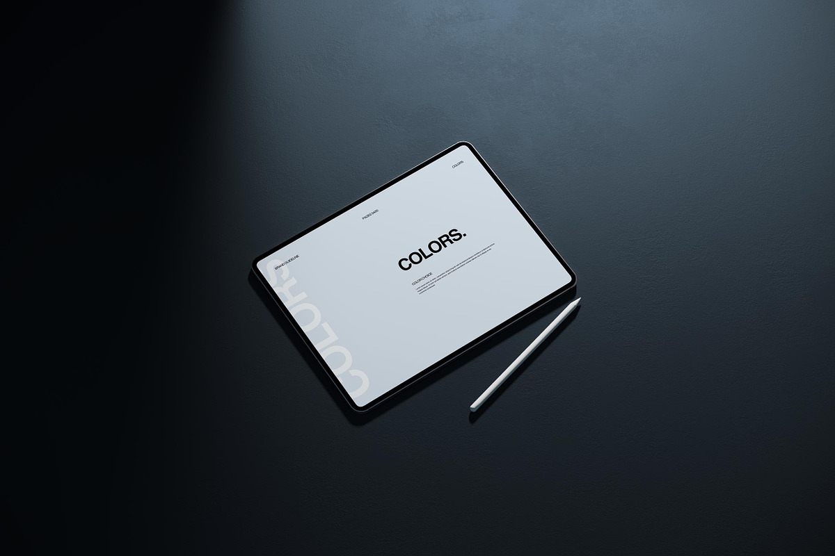 Dark iPad Mockup Collection, an iPad Mockup by Mockup Line (Photo 7 of 8)