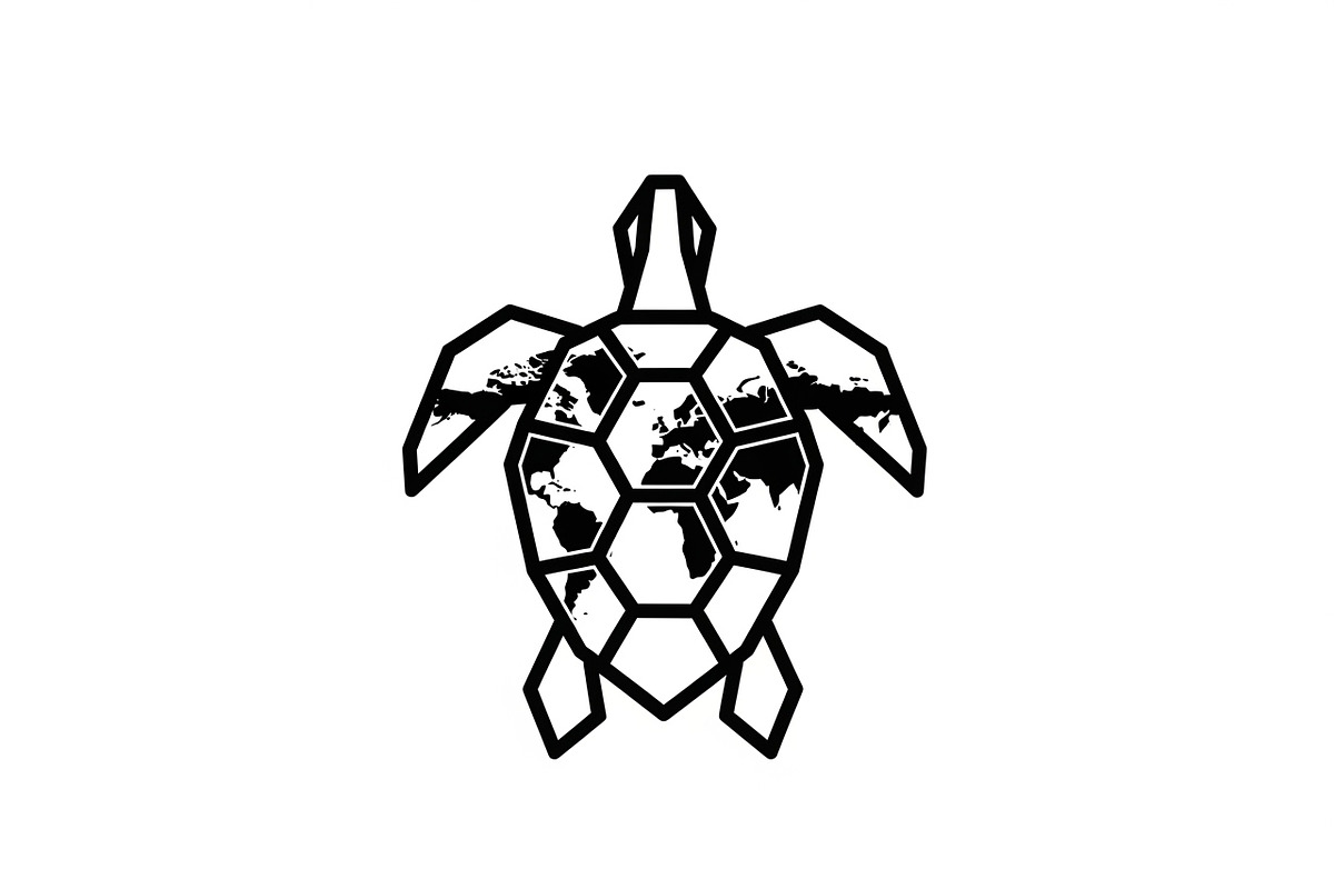 World Map Sea Turtle Bundle, an Illustration by Gaye Art (Photo 14 of 31)