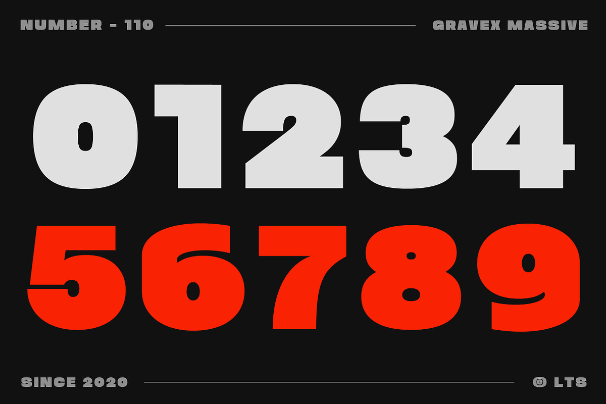 Gravex Massive Racing & Esports Font, a Sans Serif Font by Lettertype Studio (Photo 11 of 14)