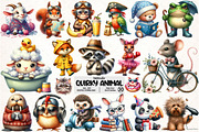 Quirky animal clipart, an Illustration by Pixels.Craft (Thumbnail 1 of 7)