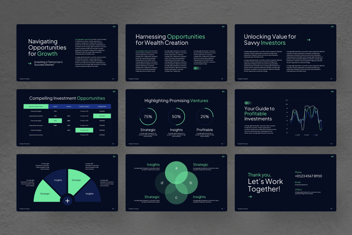 Prospect Pro Investor Keynote, a Presentation Template by Loin Studio (Photo 3 of 4)