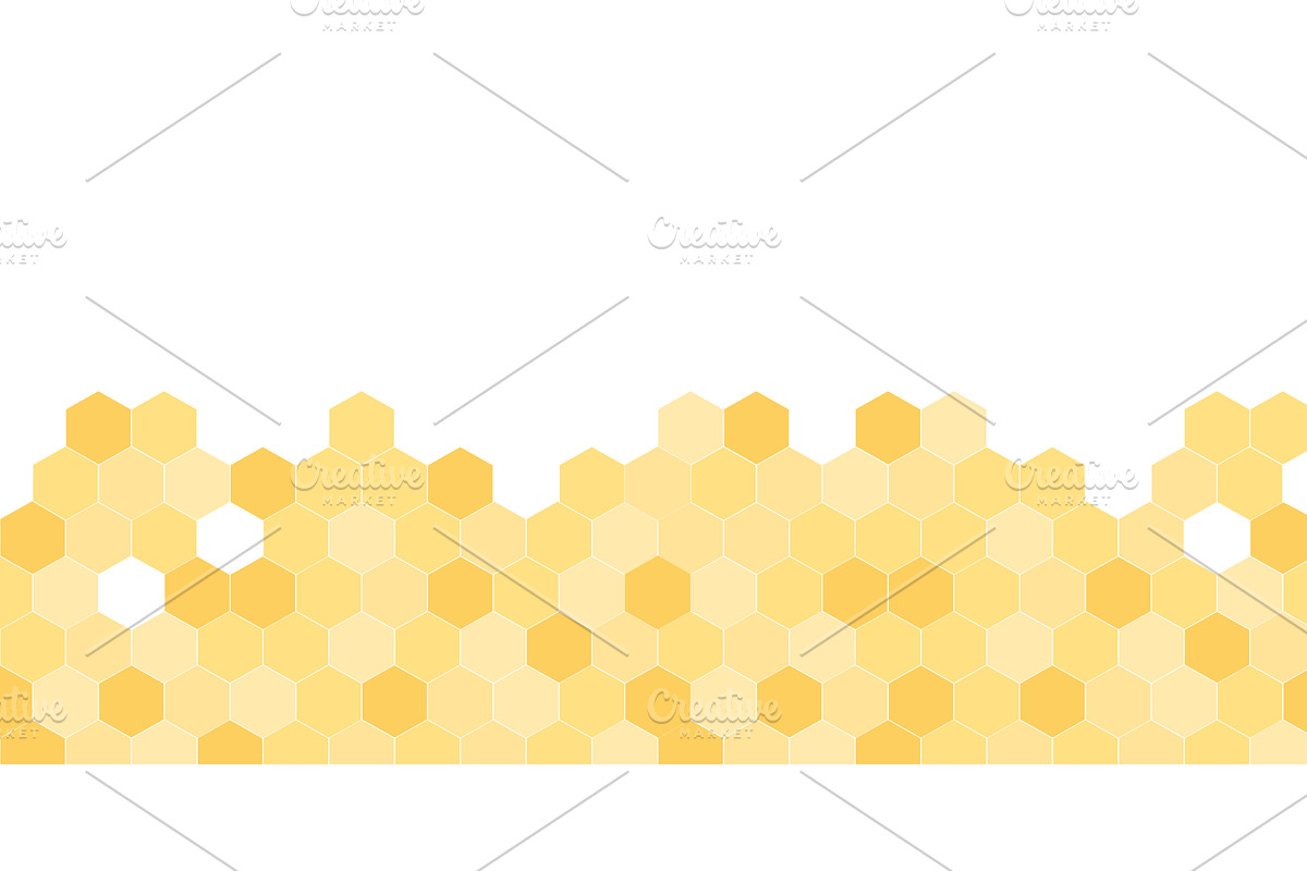 Seamless border pattern with, an Illustration by Toltemara