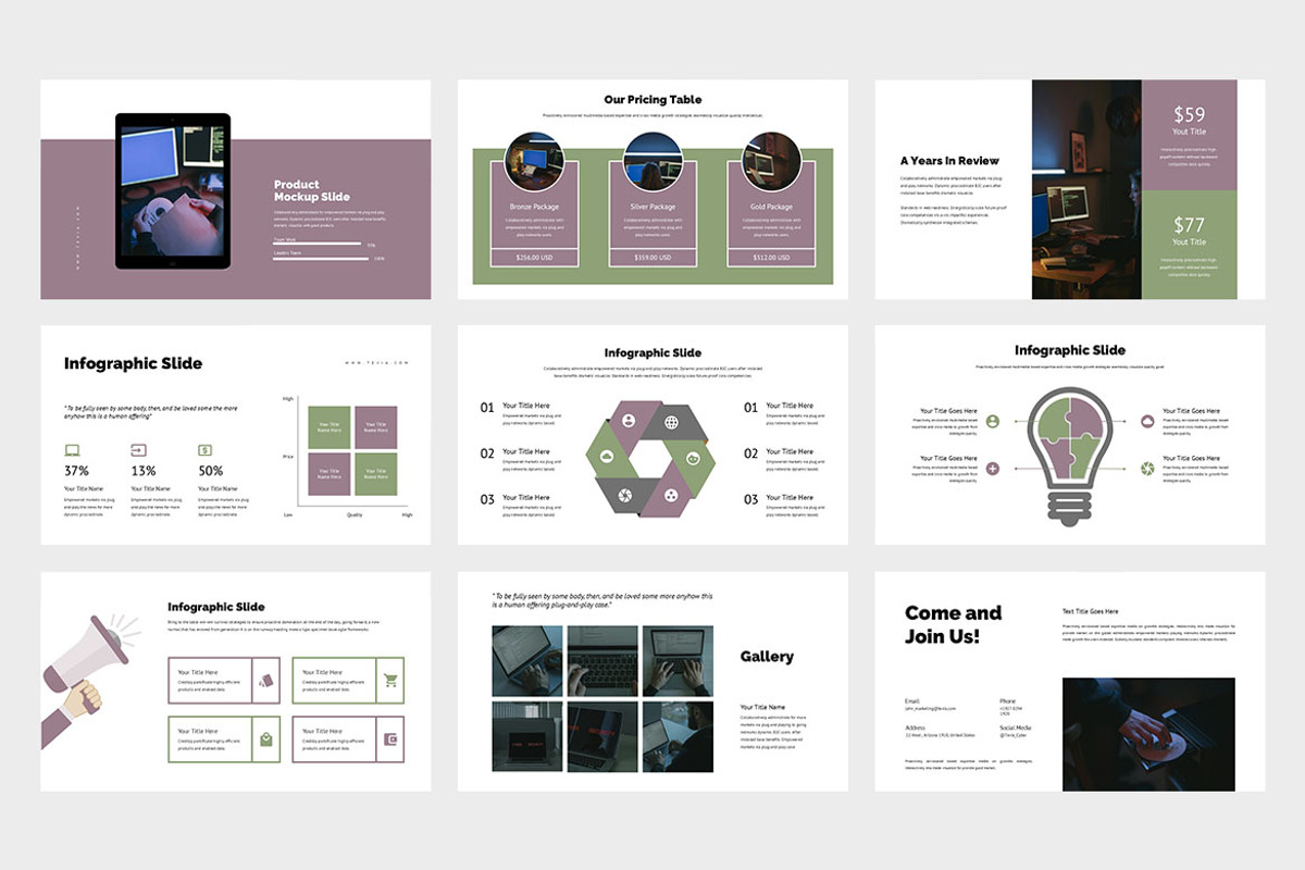 Tevia : Cyber Security Powerpoint, a Presentation Template by Punkl Camp (Photo 4 of 9)