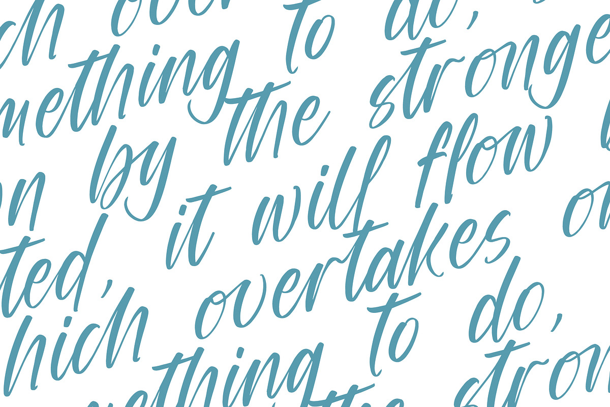 Capitals Highland New Handwritten, a Script Font by stylishtype.co (Photo 12 of 20)