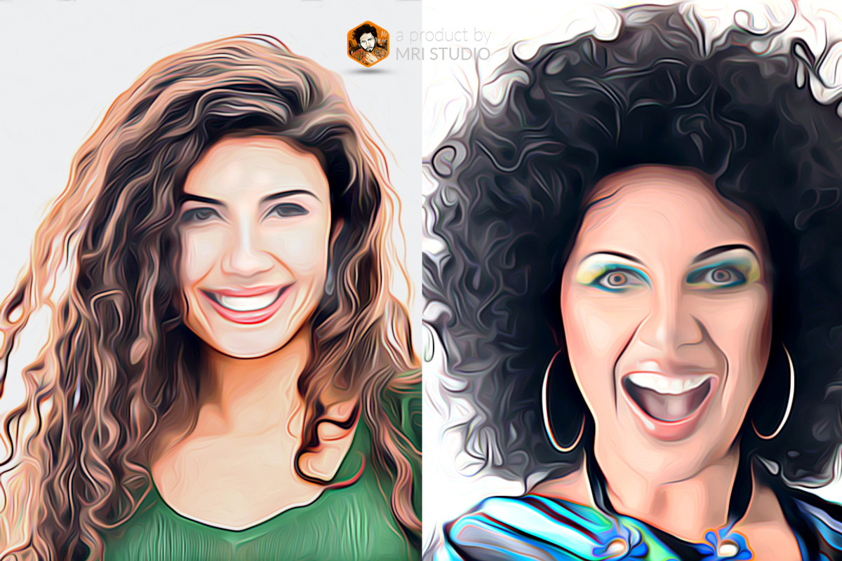 Digital Oil Art Photoshop Action, an Action Add-On by MRI STUDIO (Photo 8 of 10)
