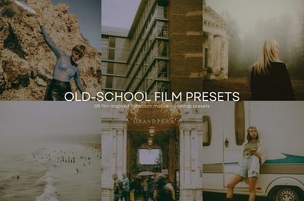 OLD SCHOOL FILM LIGHTROOM PRESETS