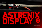 Astrenix - Futuristic Sport Tech, a Sans Serif Font by Indotype Foundry (Thumbnail 1 of 10)