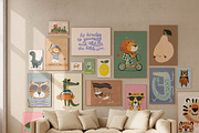 Playful Kids Wall Art Bundle – Whims, a Graphic by Malunio (Thumbnail 3 of 3)