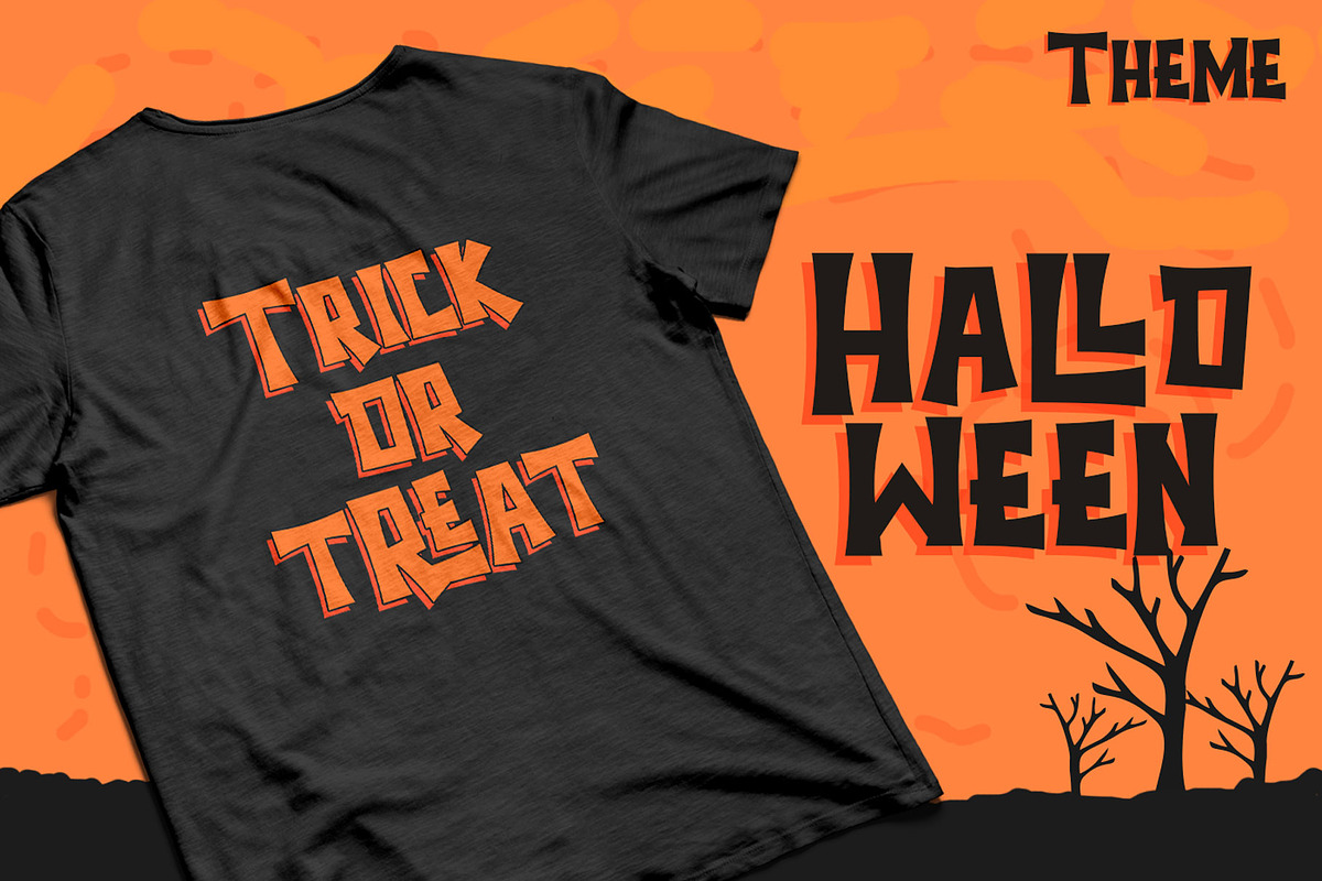 Halloween Scary Spooky Font, a Font by TrimStudio (Photo 4 of 5)