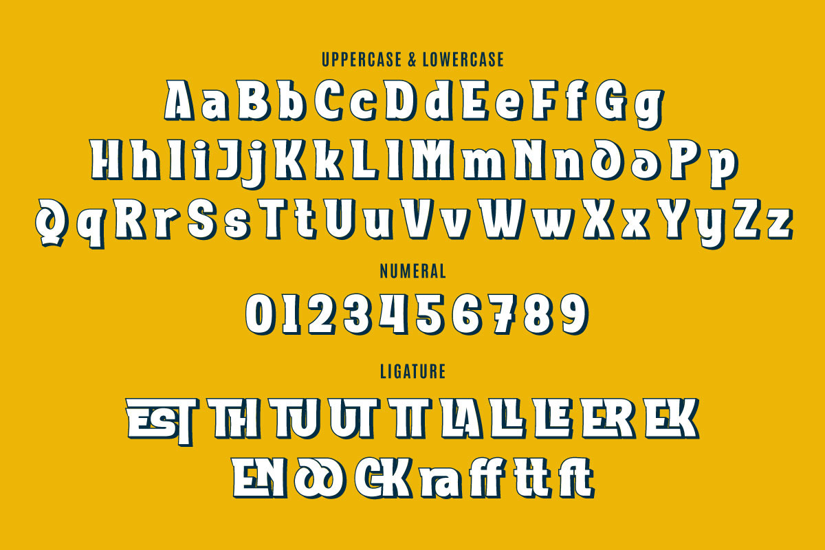 Aoolan - Music Display Font, a Sans Serif Font by twinstd (Photo 10 of 10)