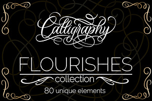 Calligraphy Flourish Vintage Pack