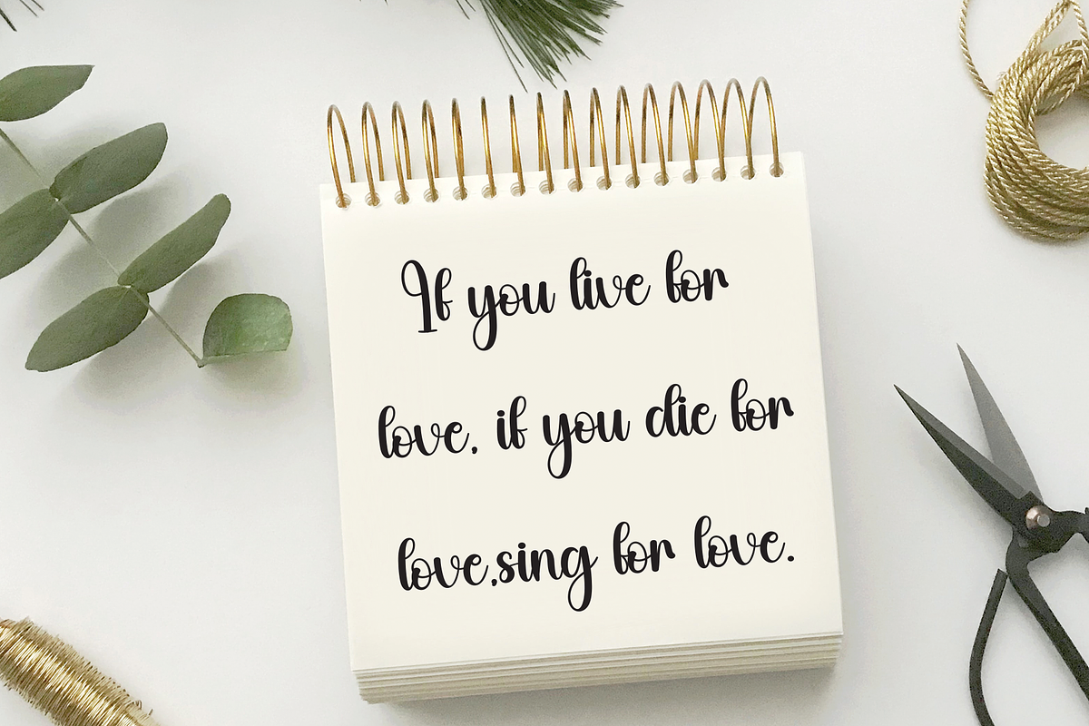 Butterfly | Script Font, a Handwritten Font by Scratchones (Photo 4 of 9)