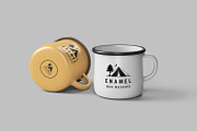 Enamel Mug Mockups, a Cups & Container Mockup by simuradi (Thumbnail 4 of 5)