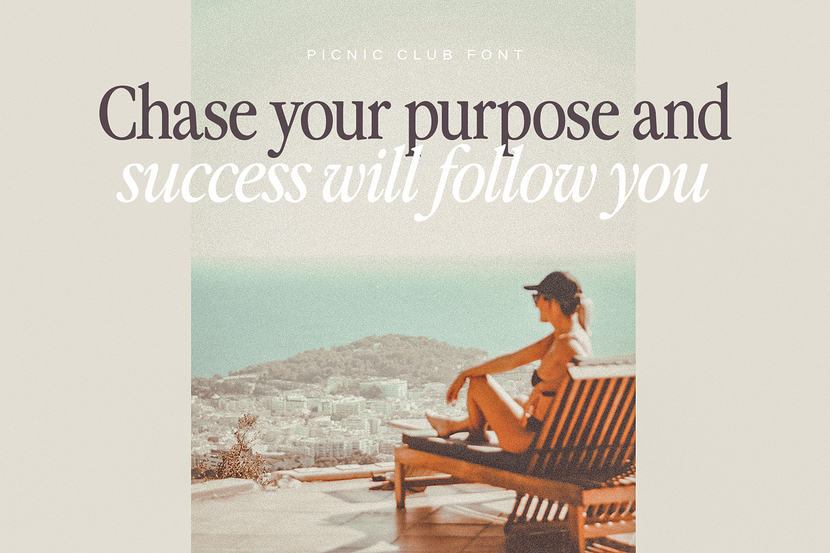 The Picnic Club - Nostalgic Serif, a Serif Font by Ivan Rosenberg (Photo 9 of 19)